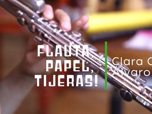 Imagen de Flauta, paper, tijeras en Sala Padró.